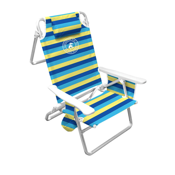 Caribbean Joe Deluxe Reclining Beach Chair Wayfair